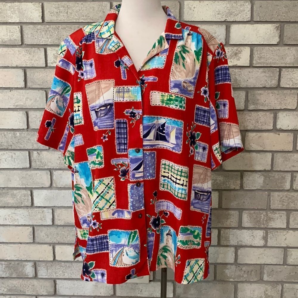 3for$20 button front blouse 20w